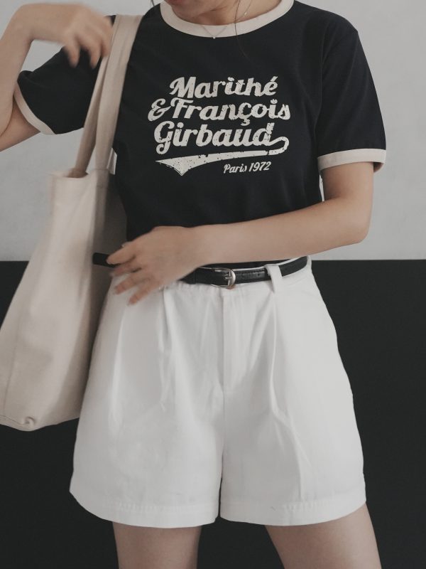 親膚字母短TEE🎱